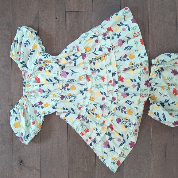 Quince 3T 100% Organic Cotton Poplin Tiered Dress - Picture 2 of 7